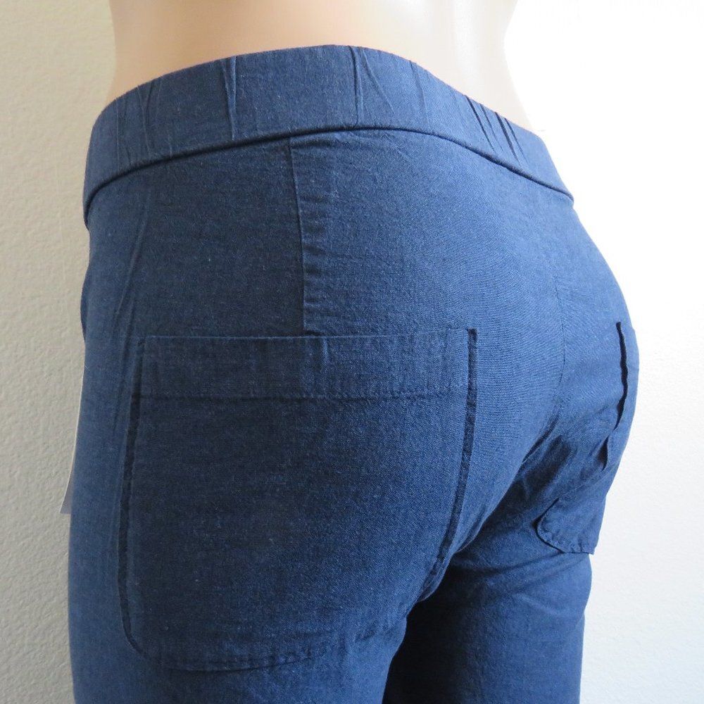 LIZ CLAIBORNE Jeans Women's LINEN Wide Leg Pants Plus Size 2X fits Size 24 NWT